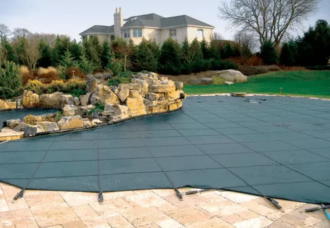 Inground Pool Safety Cover & Luxury Liner_